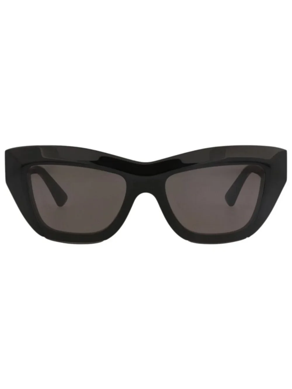 New Bottega Veneta Women's Sunglasses Cat Eye Recycled Acetate Frame Black Black